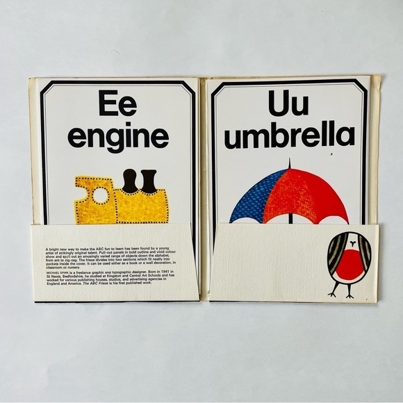 The ABC Frieze Fold Out Alphabet Panels Michael Spink 1960’s - Picture 3 of 7